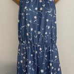 Lovueudear Blue Patterned Halter Romper in M Size M Photo 0