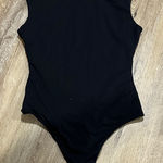 NWT pumiey mock turtle neck sleeveless thong bodysuit Black Size XS Photo 0