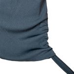 Romwe  ‎ black ruched spaghetti strap dress Photo 6