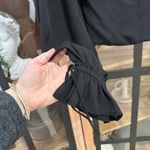 Abercrombie & Fitch Abercrombie corset top long sleeve ruched pleated squareneck bow ruffle babydoll Photo 4