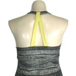 Mondetta  Sporty Olive Green Black Speckle Wave Bra Racerback Dress Size Large Photo 1