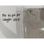 J. Crew Women Cloudspun Yarn Knit Hoodie Sz L Dusk Gray Sweatshirt Pullover Soft Size L Photo 4