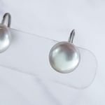 Vintage Screw On Earrings Faux Pearl Photo 4