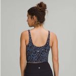 Lululemon  Women’s 6‎ Align Tank Top Leopard Camo Blue Nile Multi Padded Crop New Photo 6