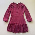 Bloomingdales LINI Lucy Striped Flounced Dress Photo 4