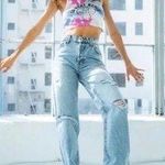 Revice Denim Revice Super 80s High Rise Straight Leg Distressed Jeans in Jagger Size 26 Photo 1