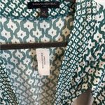 Banana Republic  Green and White Midi Dress Photo 3
