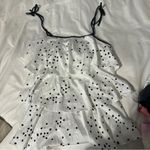 Kate Spade  Ruffled Tiered Charmeuse Chemise Photo 1