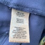 Soft Surroundings  Elisabetta Blue Green Floral Gold Detail Pants W-045 Sz XS Photo 7