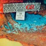 GIANNI BINI GB Fringe Tassel Short Sleeve Colorful Cover Up Cardigan Sz M Orange Size M Photo 5