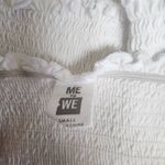 Me to We  White Shirred Cropped Top (S) Photo 5