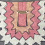 Kensie Shoulder Purse Hand Bag Gray Pink Vinyl Zipper Closure Travel Photo 2