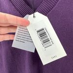 Universal Standard NWT  Purple V-Neck Raglan Pullover Sweater Size 4XS US 0 Photo 5