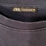 ZARA  Chicago 1964 Pullover Crewneck Sweatshirt Navy Women’s Sz Small EUC Photo 3