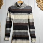 Charter Club  cashmere sweater dress midi turtleneck soft cozy ribbed Large Photo 1