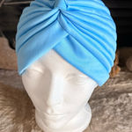 Source Unknown Light Blue Turban Headwrap Photo 0
