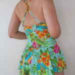 Kathy Ireland Vintage 90s Tropical Swim Dress Photo 1