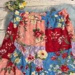 Tolani NWOT  Collection Patchwork Floral Ruffle Skirt sz L Photo 2