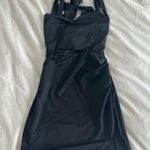 SheIn Black Scoop Neck Athletic Black Dress Photo 0