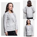 Raquel Allegra linen cargo blazer Gray Size 2 Photo 1