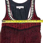 Ritu Kumar Women's Sleeveless Embellished Dress Multicolor Size S Geometric Red Photo 3