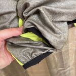 PINK - Victoria's Secret  neon green/black/brown windbreaker sweater jacket, XS/S Photo 7