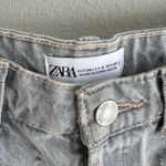 ZARA  High Rise Denim Shorts gray  Photo 4