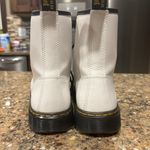 Dr. Martens White Lace Up Boots Photo 3
