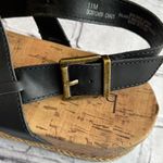 Born concept BORN BOC Concept Black Strappy Espadrille Platform Sandals Cork 11 Minimalist Photo 5