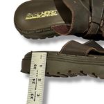 Skechers Y2K 90’s Vintage  Jammers Chunky Brown Leather Sandals Women's Sz 8 Photo 3