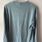 PINK - Victoria's Secret  Green Crewneck Sweater Soft Comfort Photo 3