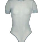 SKIMS NWT  Summer Mesh Bodysuit - Sky - Size L Photo 0