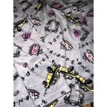 FRIENDS TV Series Pajama PJ‎ Set Women's Small S Top Pants Briefly Stated Soft Gray Photo 1
