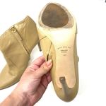 MIA BECAR‎ Bella Beige Leather Bootie Sz 40 Tan Photo 2