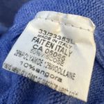 Made In Italy Wool Angora Blend Oversized Sweater Tunic XL Boxy Lagenlook Boho Blue Photo 5