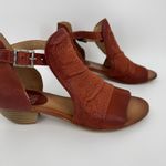 Miz Mooz  Corra Sandals Size 11 Wide Brown Leather Low Heel Cutout Boho Comfort Photo 7