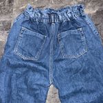 ZARA Paperbag Denim Jeans Medium Wash Size 4 Photo 4