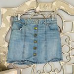 Rewind Denim Jean Skirt Western Button Down A Line  Size 3 Photo 1