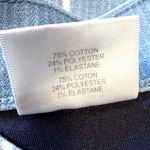 J Brand Maria High Rise Skinny Jeans in Yarn Dye Blue Herringbone Stripe Size 30 Photo 14