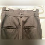 Etiquette Boutique Paperbag High Rise Stretch Rayon Pants Small Ankle Long Black Photo 3