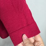 Eileen Fisher Сherry Red Drop 3/4 Sleeve Boat Neck Sweater Merino Wool Alpaca S Photo 4