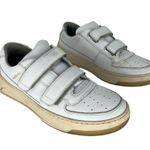 Acne Studios White Velcro Face Double Strap Low Top Sneakers Photo 0