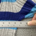 Aeropostale NWT Striped V Neck Knit Sweater Angora Rabbit Retro Y2K Women Small Photo 4