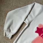 Dark Harvest White Hoodie with Pink Star Design Size L Photo 5