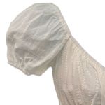 Princess Polly  White Caria Puff Short Sleeve Cut Out Mini Dress size 0 NEW Tags Photo 5
