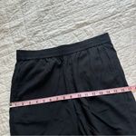 Madewell Women's Dolphin Hem Track Trousers Pants Black Small Photo 4