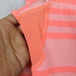 Lululemon Size 4 Coral Stripe Run Warm Up Crew Pullover Long Sleeve Preppy Top Photo 3