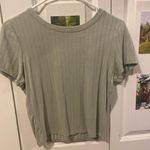 destined Striped Mauve Crop Green Photo 0