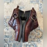 Frye  Harness Mules Boots Brown Leather Shoes Size 6 Photo 3