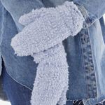 MUK LUKS POPCORN YARN MITTENS Blue Photo 0